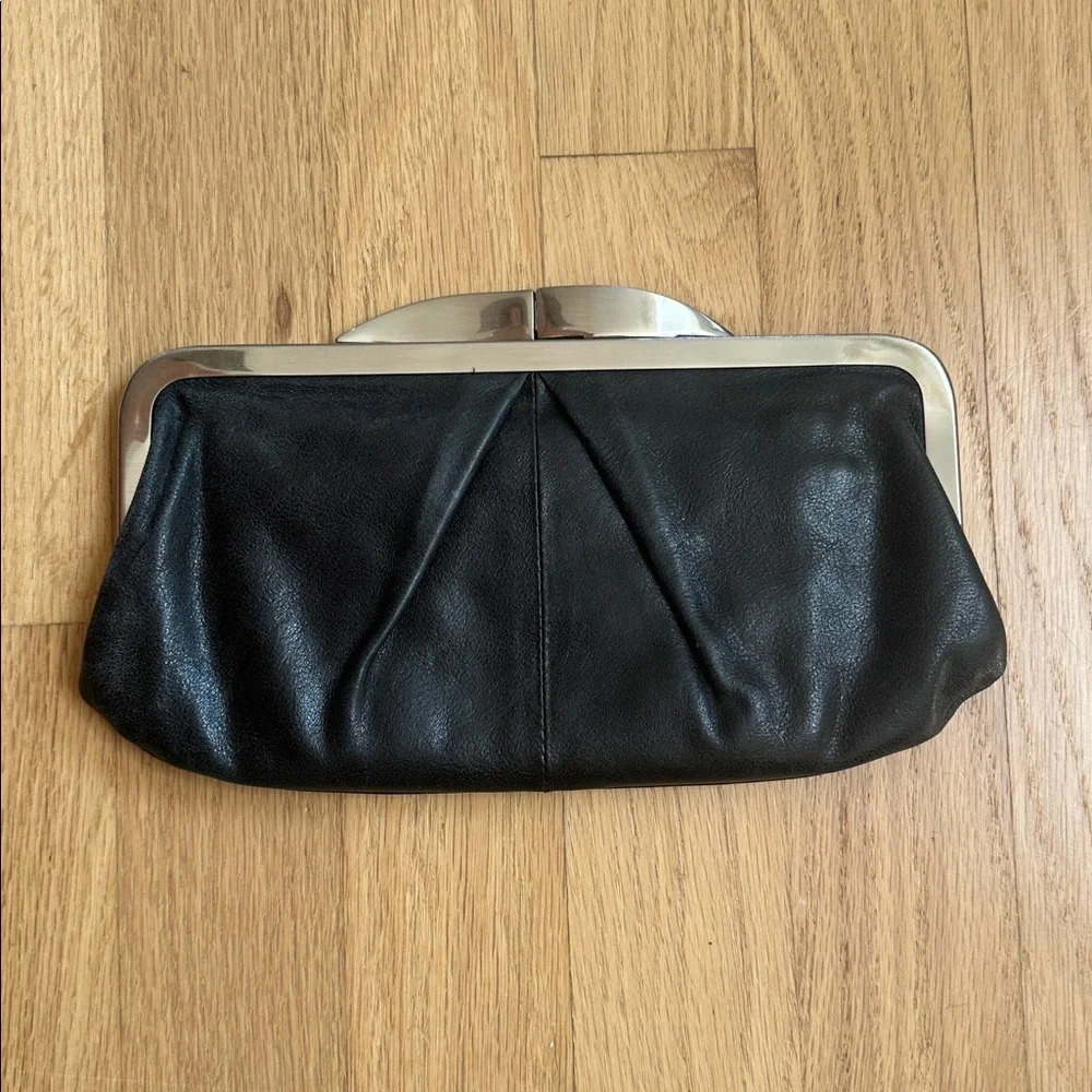 HOBO Floral Interior Clutch with Silver Accents